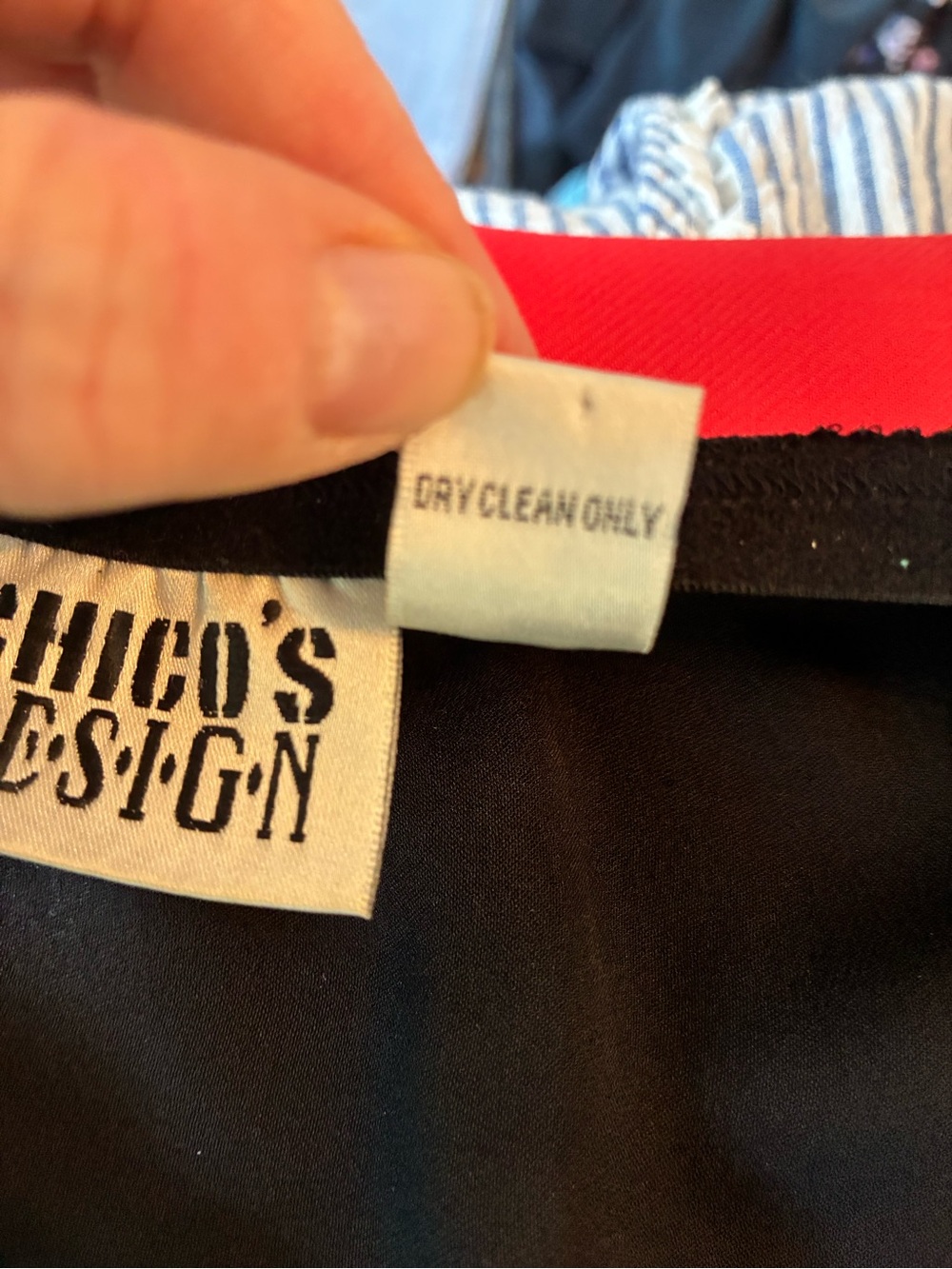 Chico's Design Pure Silk Asymmetrical Midi Skirt w/Handkerchief Hem, lined - Picture 8 of 8